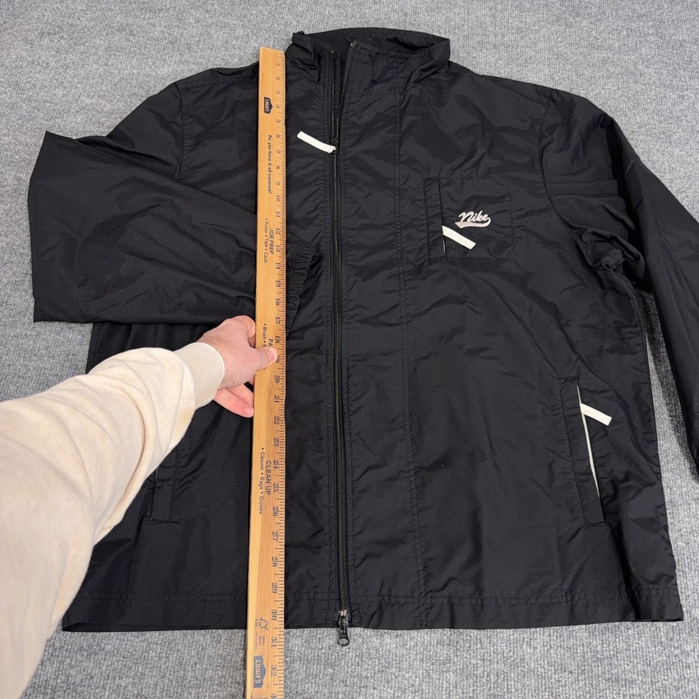 Vintage Nike Jacket Mens Large Script Embroidered Logo Nylon Windbreaker Y2K - Picture 6 of 10